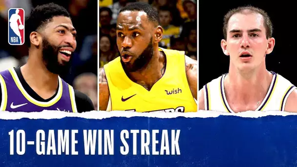 LakeShow Dazzles Through 10 Game Win Streak!