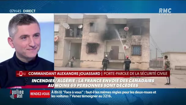 Le commandant Alexandre Jouassard donne des précisions sur l'aide de la France en Algérie