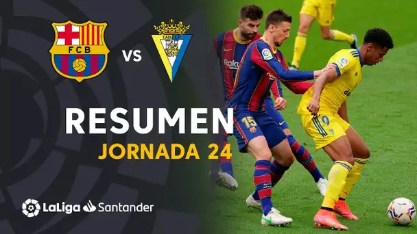 Resumen de FC Barcelona vs Cádiz CF (1-1)