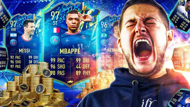 MÉGA PACK OPENING XXL POUR LA TOTS LIGUE 1 ! (je pack 4 fois cette énorme carte !!!)