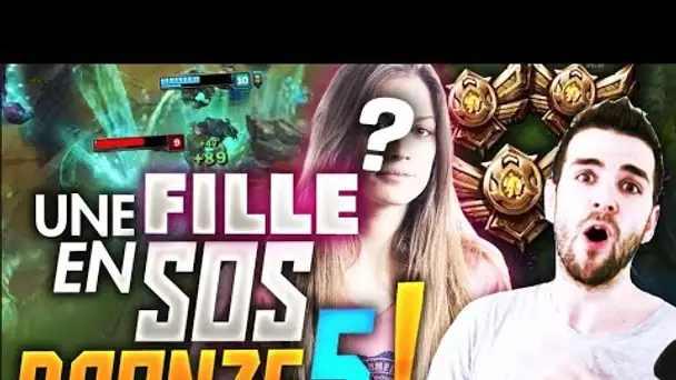 UNE FILLE en SoS BRONZE 5!! Elle Carry ou Feed?