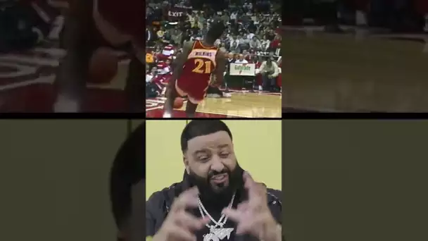 DJ Khaled Reacts To Dominique Wilkins' Windmill Poster #shorts