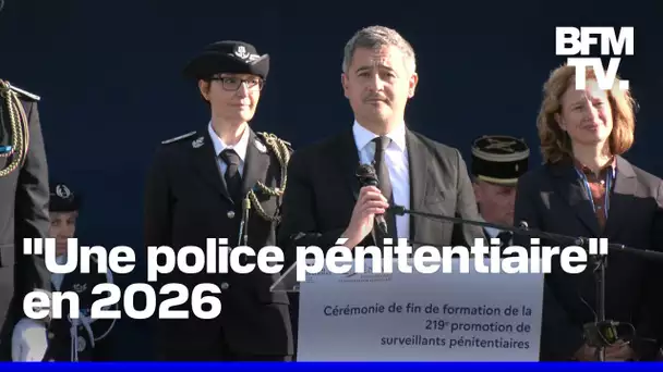 Prisons: la conférence de presse de Gérald Darmanin en intégralité