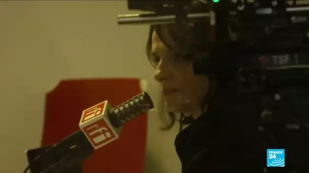 Cinéma français : tournage d'un film avec Juliette Binoche à RFI