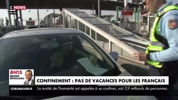 Pour respecter le confinement, pas de vacances pour les Français