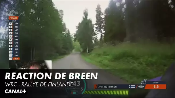 Réaction de Craig Breen - Rallye de Finlande