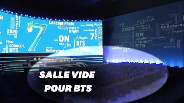 À cause du coronavirus, BTS présente son nouvel album dans une salle déserte