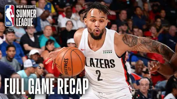 ROCKETS vs TRAILBLAZERS | Gary Trent Jr. Erupts For 31 in Win | MGM Resorts NBA Summer League