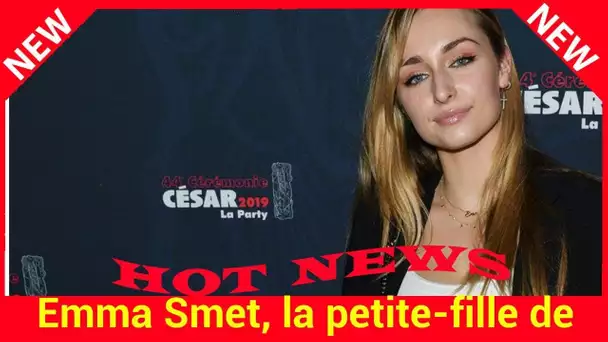 Emma Smet, la petite-fille de Johnny Hallyday, s’invite à la soirée d’après César