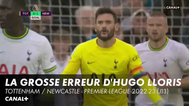 La boulette d'Hugo Lloris lors de Tottenham / Newcastle - Premier League 2022-2023 (13ème journée)