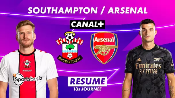 Le résumé de Southampton / Arsenal - Premier League 2022-23 (13ème journée)