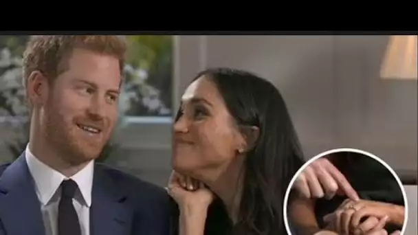 Un expert affirme que Meghan a "dévié des questions" sur sa bague de fiançailles lors d'un entretien