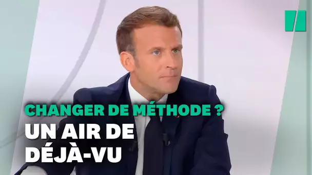 Toutes ces fois où Emmanuel Macron a promis de changer sa manière de gouverner