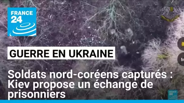 Soldats nord-coréens capturés : Kiev propose un échange de prisonniers • FRANCE 24