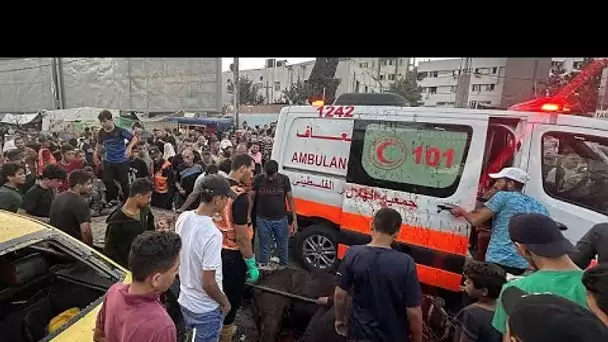 Gaza : au moins 13 morts dans une frappe israélienne sur une ambulance près de l'hôpital Al-Shifa