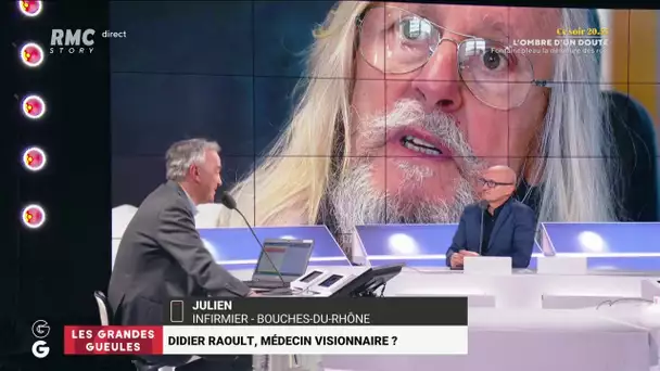 Julien, infirmier à l’hôpital de la Timone à Marseille, donne son avis sur le Pr. Raoult