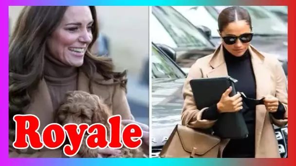 Kate attaquée par fans de Sussex pour avoir 'copié le style de Meghan' lors de sa dernière sortie