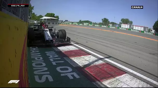 Giovinazzi frôle le mur