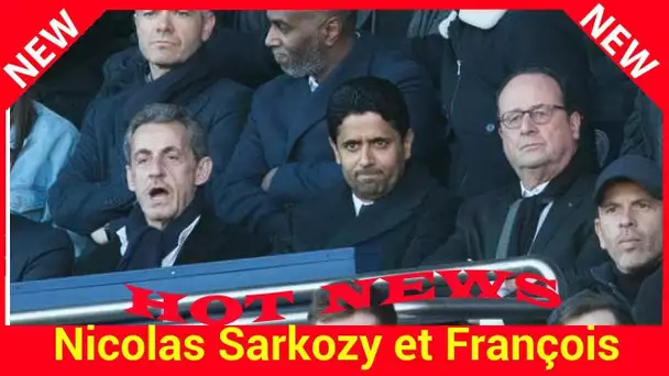 Nicolas Sarkozy et François Hollande côte-à-côte au Parc des Princes pour applaudir le PSG