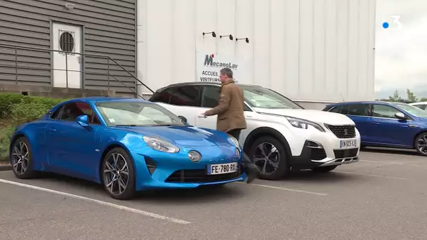 A Neufchâtel-en-Bray, l&#039;entreprise Mecanolav achète une Renault Alpine pour ses employés