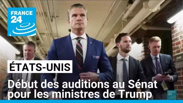 Début de périlleuses auditions au Sénat américain pour les ministres de Trump • FRANCE 24