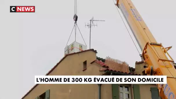 Perpignan : l’homme de 300 kilos immobilisé au sol a été évacué par une grue
