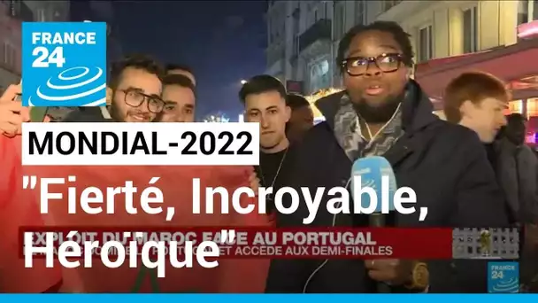 Mondial-2022: "Fierté, Incroyable, Héroïque", le Maroc bat le Portugal et se qualifie en demi-finale