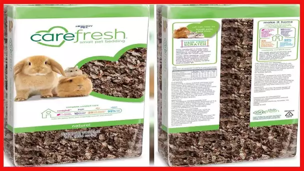 carefresh 99% Dust-Free Natural Paper Small Pet Bedding with Odor Control, 14 L