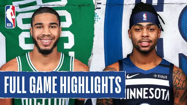 CELTICS at TIMBERWOLVES | FULL GAME HIGHLIGHTS | February 21, 2020