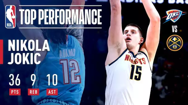 Nikola Jokic STUFFS The Stat Sheet In Win Over OKC! | February 26, 2019