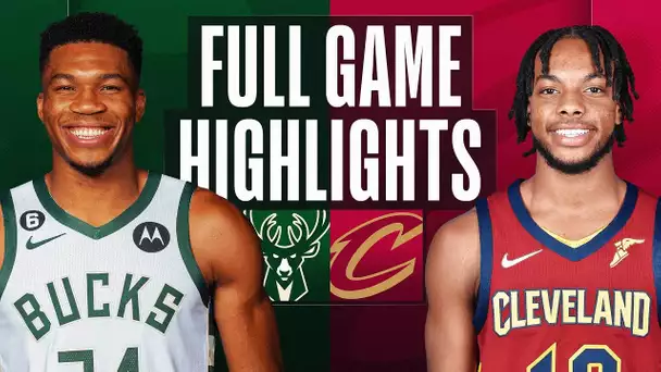 BUCKS at CAVALIERS | FULL GAME HIGHLIGHTS | December 21, 2022