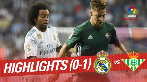 Resumen de Real Madrid vs Real Betis (0-1)