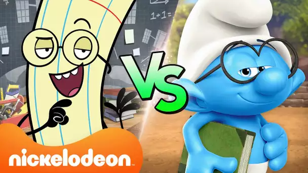 Schtroumpf à Lunettes contre Papier : Qui est le plus intelligent ? 🧠 | Nickelodeon France