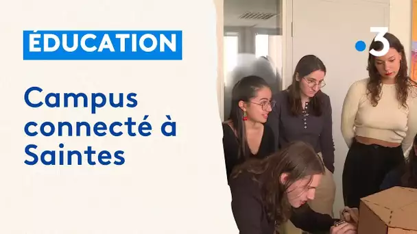 Étudiants : un campus à distance à Saintes