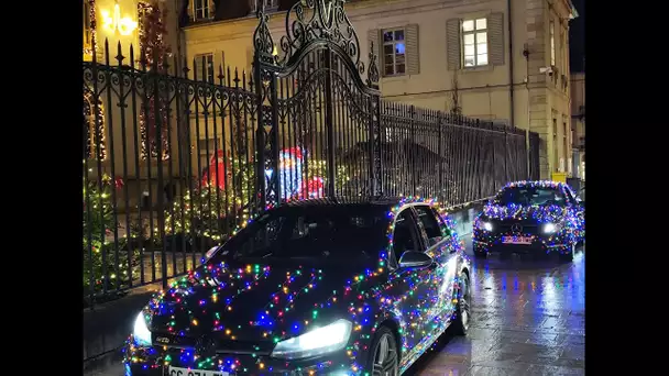 Haute-Saône : ils décorent leurs voitures pour fêter Noël