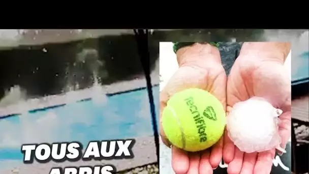 Un déluge de grêlons gros comme des balles de tennis dans la Loire