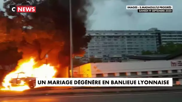 Un mariage dégénère en banlieue lyonnaise