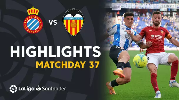 Resumen de RCD Espanyol vs Valencia CF (1-1)