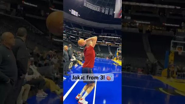 Nikola Jokic’s shooting form is WILD! 👀🃏 | #Shorts