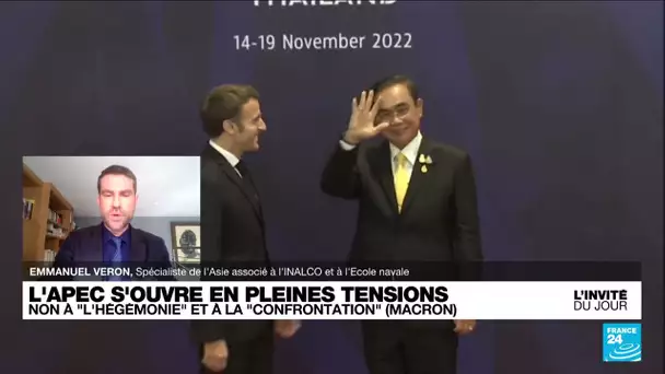 Ouverture du sommet de l'APEC : "Emmanuel Macron souhaite marquer la présence française dans la zone