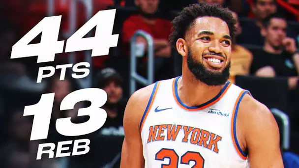 Karl-Anthony Towns' MONSTER 44-PT Double-Double Performance in Miami! 😤| October 30, 2024