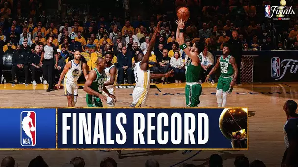 Celtics & Warriors Combine For A Finals Record 40 Threes!