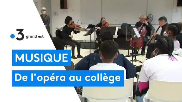 Des musiciens de l'opéra de Nancy en concert en collège