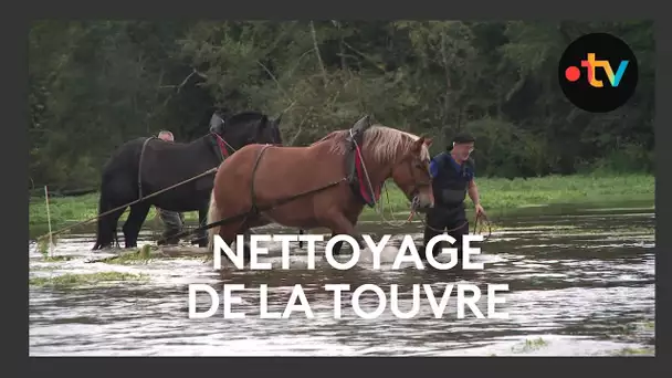 Nettoyage de La Touvre pour pêcher la truite saumonée