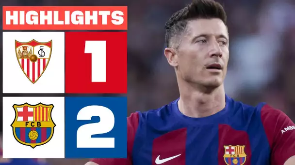 SEVILLA FC 1 - 2 FC BARCELONA | RESUMEN LALIGA EA SPORTS