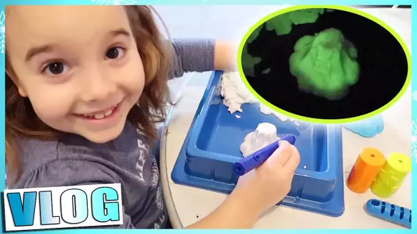 SUPER SAND PHOSPHORESCENT : On teste et c&#039; est super fun !