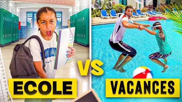 VACANCE VS ÉCOLE ! 😭🔥 (la pire rentrée scolaire)