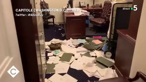 Journée de chaos à Washington - C à Vous - 07/01/2021