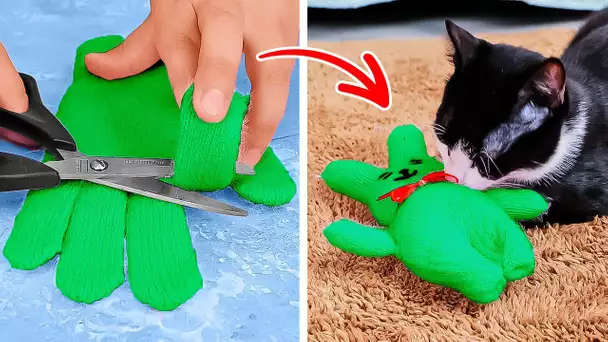 🐾✨ LES MEILLEURS JOUETS DIY POUR ANIMAUX QUE VOUS RÉALISEREZ JAMAIS !