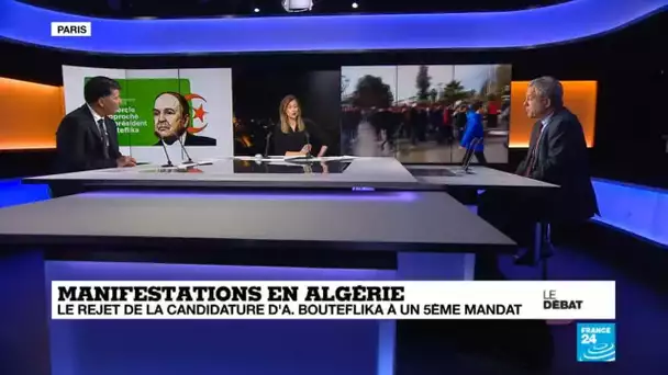 Manifestations en Algérie : le rejet de la candidature de Bouteflika à un 5ème mandat